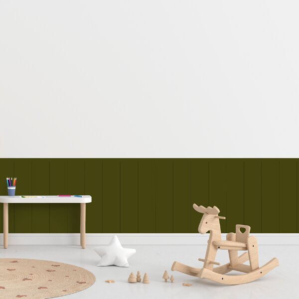 PIPPER. Textil öntapadó tapéta - Egy téglalap - Khaki színű Méret: 100cm, Szín: Sápadt