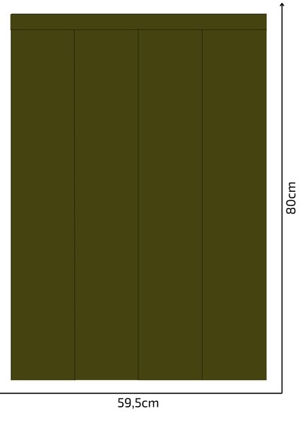 PIPPER. Textil öntapadó tapéta - Egy téglalap - Khaki színű Méret: 100cm, Szín: Sápadt