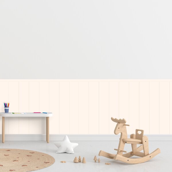 PIPPER. Textil öntapadó tapéta - Egy téglalap - Krém színű Méret: 100cm, Szín: Kombináció