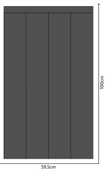 PIPPER. Textil öntapadó tapéta - Egy téglalap - Szürke színű Méret: 100cm, Szín: Kombináció
