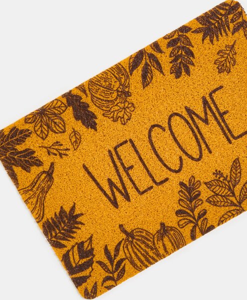 Sinsay - Lábtörlő Welcome felirattal - búzaszínű