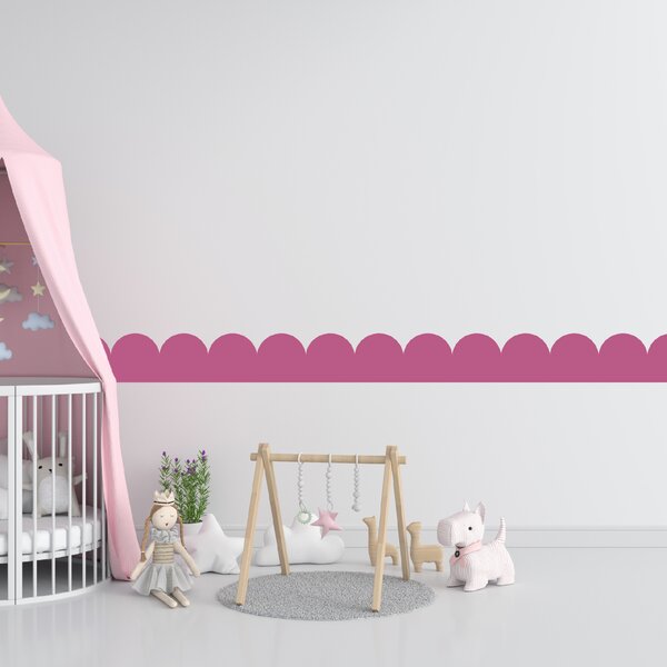 PIPPER. Textil öntapadó tapéta - Mini Ív - Candy rózsaszín színű Szín: Sápadt