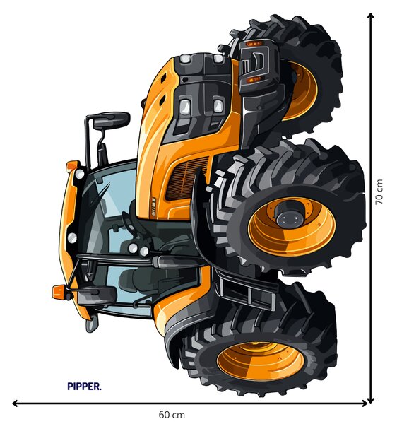 PIPPER. Textil falmatrica "Traktor"