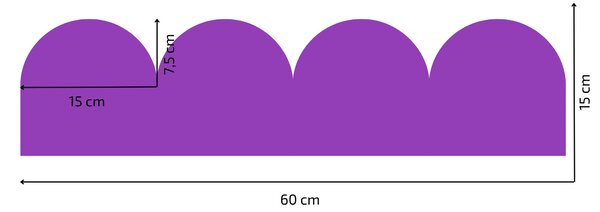 PIPPER. Textil öntapadó tapéta - Mini Ív - Lila színű Szín: Sápadt