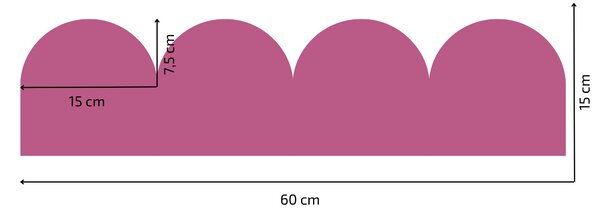 PIPPER. Textil öntapadó tapéta - Mini Ív - Candy rózsaszín színű Szín: Sápadt