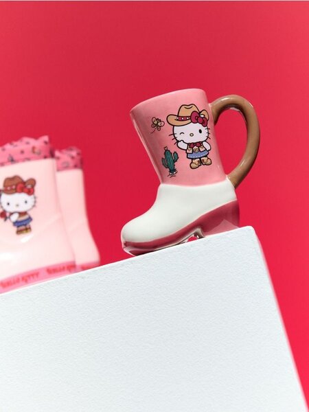 Sinsay - Cipő alakú kerámia bögre Hello Kitty - többszínű