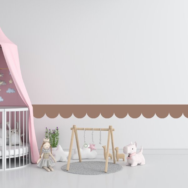 PIPPER. Textil öntapadó tapéta - Mini Ív - Barna színű Szín: Sápadt