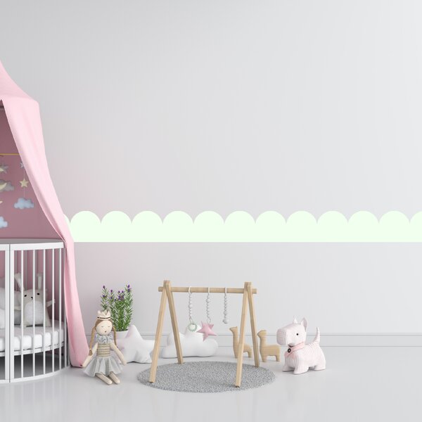 PIPPER. Textil öntapadó tapéta - Mini Ív - Menta színű Szín: Sápadt
