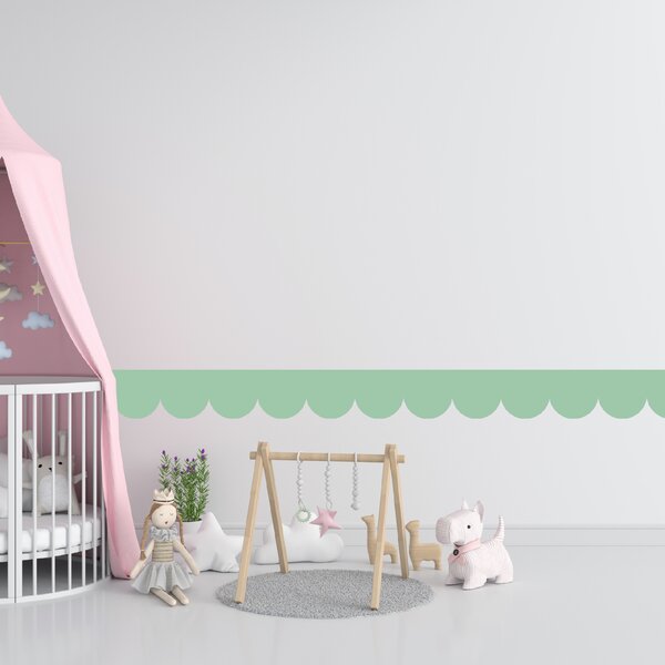 PIPPER. Textil öntapadó tapéta - Mini Ív - Menta színű Szín: Sápadt