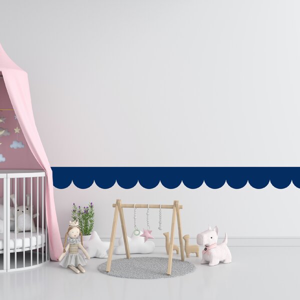 PIPPER. Textil öntapadó tapéta - Mini Ív - Tengerészkék szín Szín: Sötét