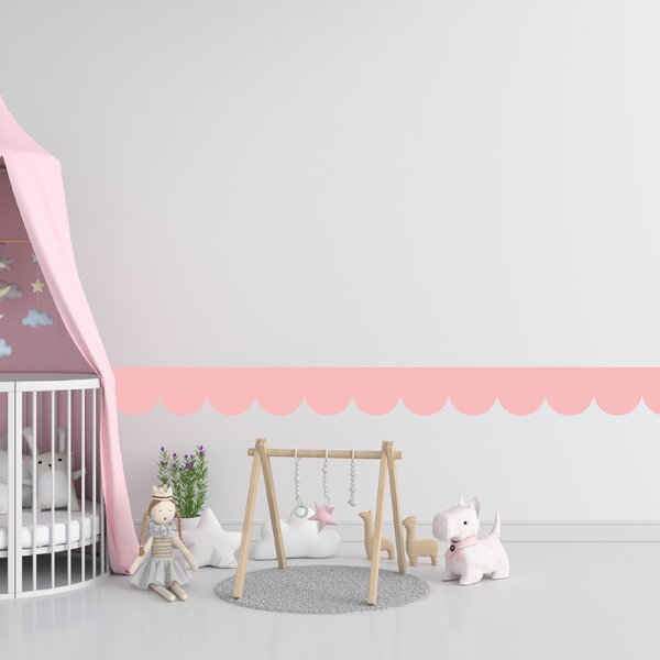 PIPPER. Textil öntapadó tapéta - Mini Ív - Rózsaszín szín Szín: Sötét