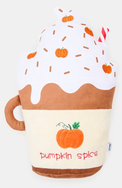Sinsay - Dekoratív párna Pumpkin Spice Latte ital formájában - többszínű
