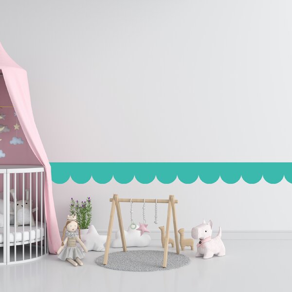 PIPPER. Textil öntapadó tapéta - Mini Ív - Türkiz színű Szín: Sötét