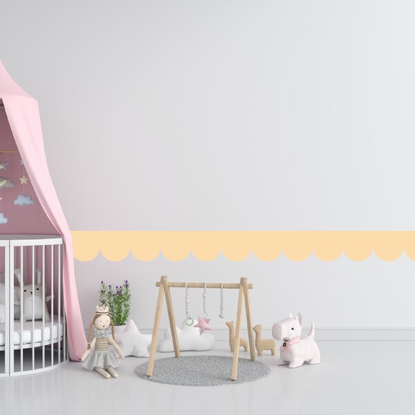 PIPPER. Textil öntapadó tapéta - Mini Ív - Sárga szín Szín: Sötét