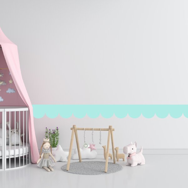 PIPPER. Textil öntapadó tapéta - Mini Ív - Türkiz színű Szín: Sötét