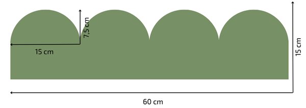 PIPPER. Textil öntapadó tapéta - Mini Ív - Zöld szín Szín: Sápadt