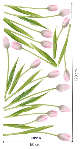 PIPPER. Textil falmatrica "Tulipánok 2"