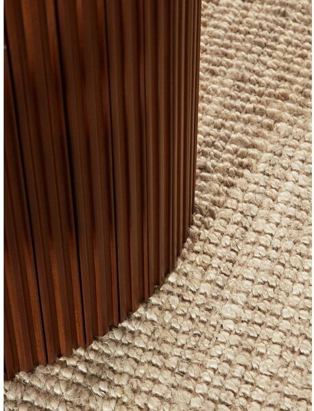 Krémszínű juta kerek szőnyeg ø 160 cm Bouclé Jaipur – Hanse Home