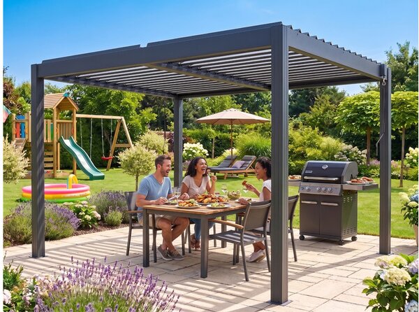 Bioklimatikus pergola LANITPLAST BASIC 4x3 m LG4293