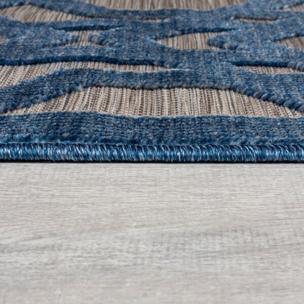 Kék kültéri szőnyeg 230x66 cm Oro - Flair Rugs