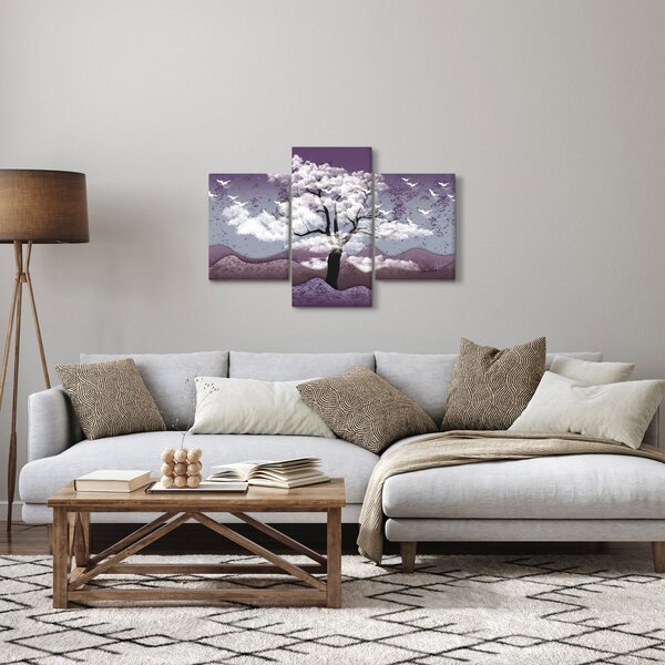 Kép - Fa a felhőkben (90x60 cm)