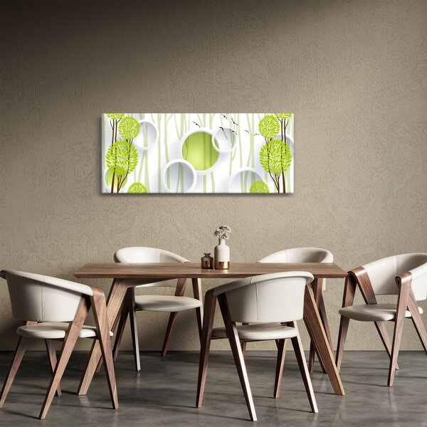 Az absztrakció képe a fákkal (120x50 cm)