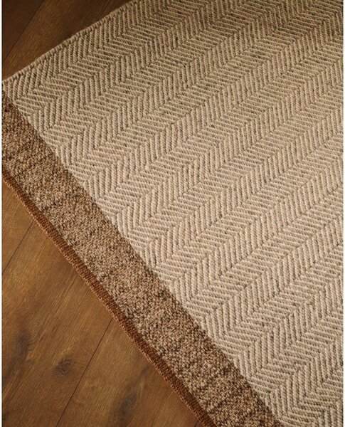 Bézs kétoldalas kézi szövésű gyapjú szőnyeg 160x230 cm Nifelia – Kave Home