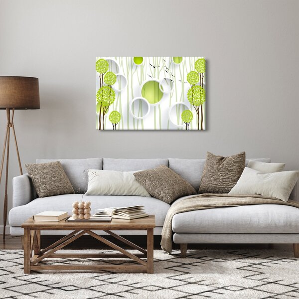 Az absztrakció képe a fákkal (90x60 cm)