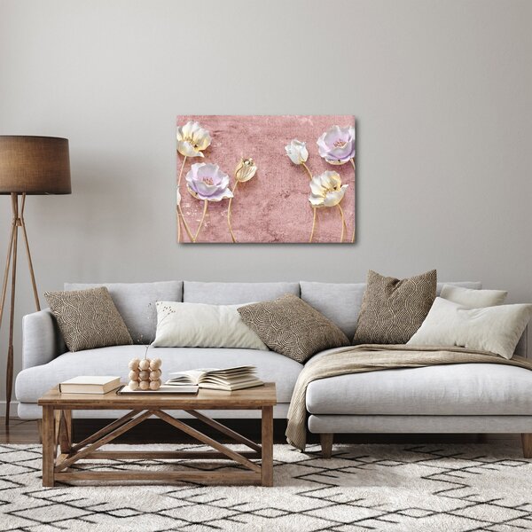 Virágok képe (70x50 cm)