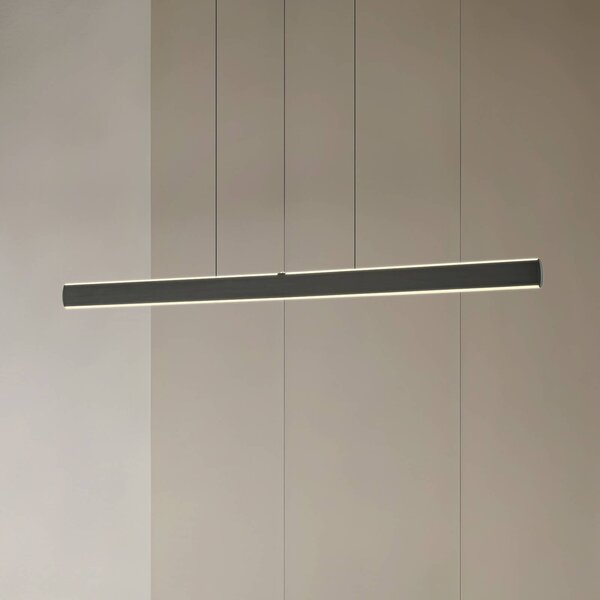 Lucande LED lógó lámpa Arvon, fekete, 117 cm, dimmelhető, CCT, dimmelhető, Fekete, Nappali / Étkező, fém, Modern