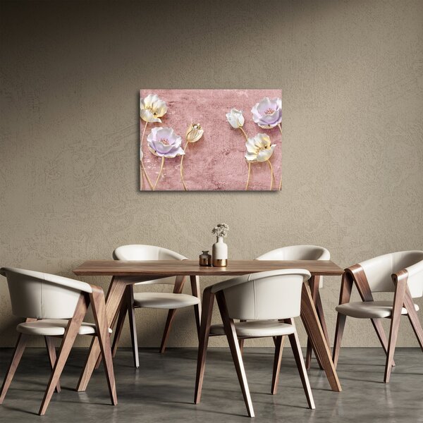 Virágok képe (70x50 cm)