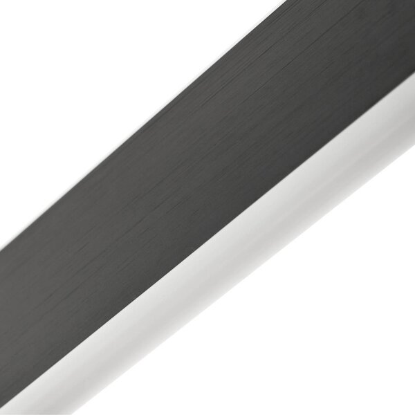 Lucande LED lógó lámpa Arvon, fekete, 117 cm, dimmelhető, CCT, dimmelhető, Fekete, Nappali / Étkező, fém, Modern
