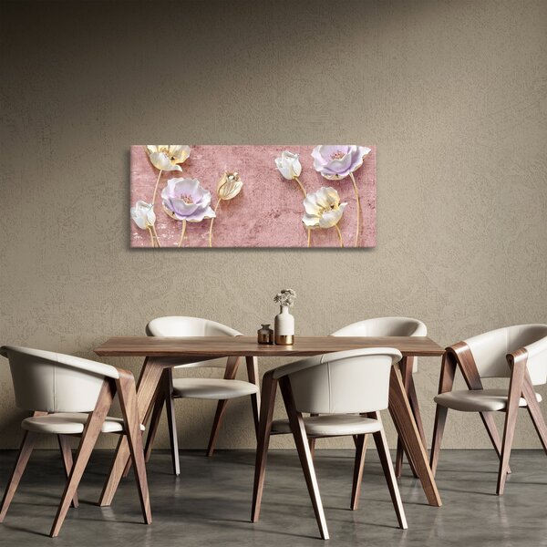 Virágok képe (120x50 cm)