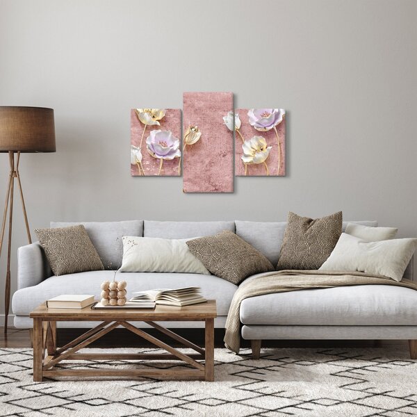 Virágok képe (90x60 cm)