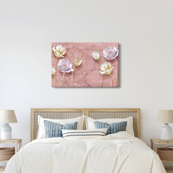 Virágok képe (90x60 cm)