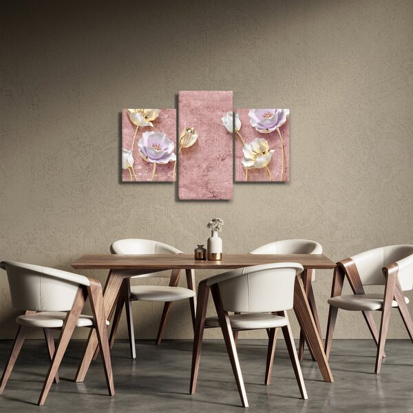 Virágok képe (90x60 cm)
