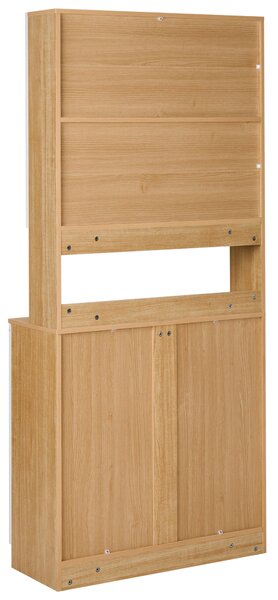 Üveges vitrin CYGNET 80 cm Fehér