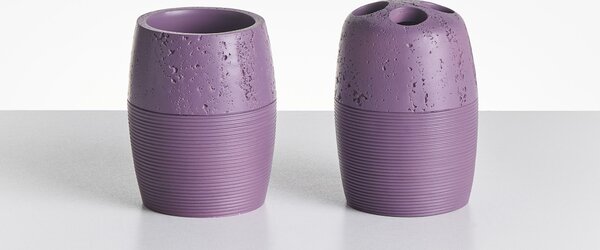 5 darabos fürdőszobai kiegészítő szett YARAPA Ibolya