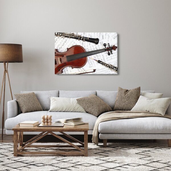 Kép - Hangszerek (90x60 cm)