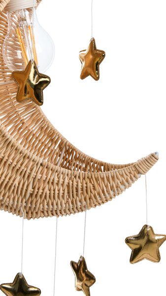 Függőlámpa Hold ORCHON Rattan Természetes