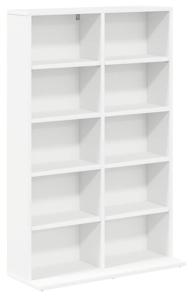 VidaXL CD szekrény 2 db Fehér 65 x 23,5 x 97,5 cm Szerelt Fa