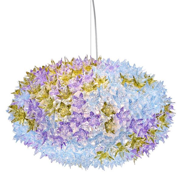 Függőlámpa Kartell, Bloom S1, Lila, Nappali, Műanyag, Dizájn