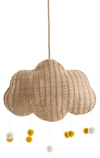 Függőlámpa Felhő ONON Rattan Természetes