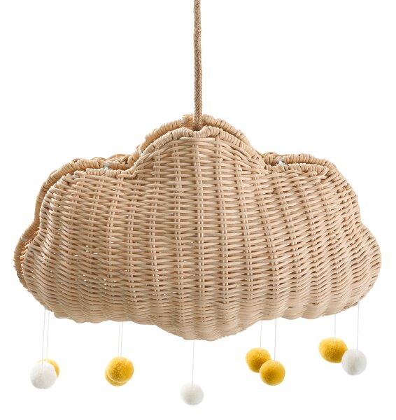 Függőlámpa Felhő ONON Rattan Természetes