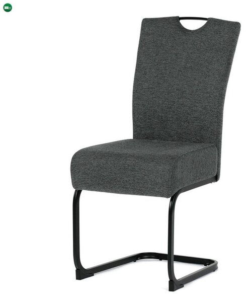 Jídelní židle, šedá, látka, DCL-E2008 GREY2