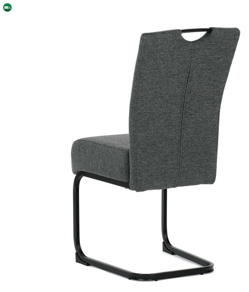 Jídelní židle, šedá, látka, DCL-E2008 GREY2