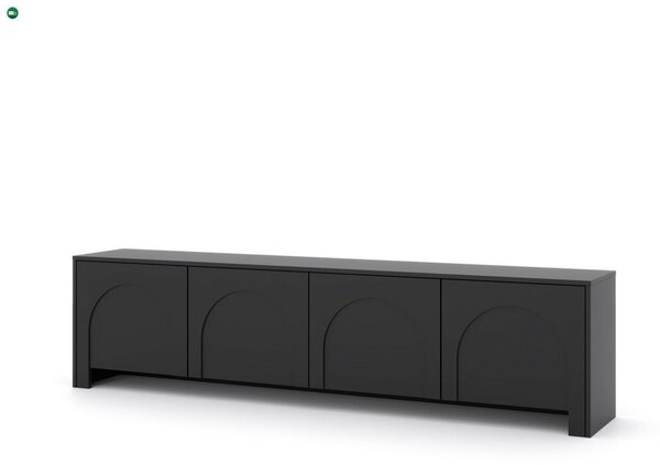 ARCO AR01 RTV 4D TV-szekrény, fekete/fekete
