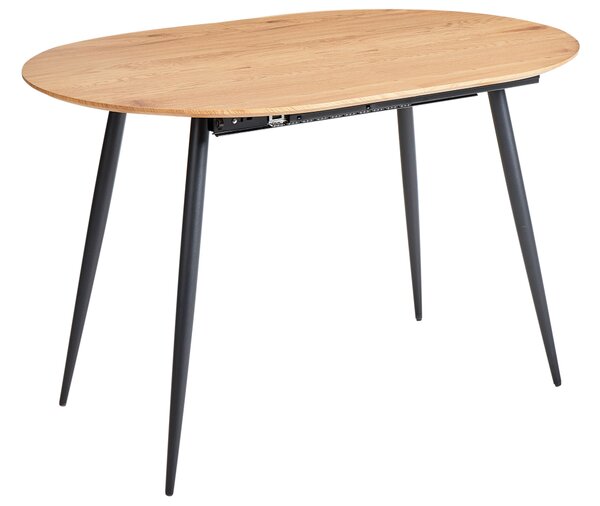 Kihúzható étkezőasztal CLAVET Világosbarna 120/160 cm 80 cm