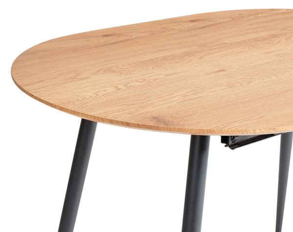 Kihúzható étkezőasztal CLAVET Világosbarna 120/160 cm 80 cm