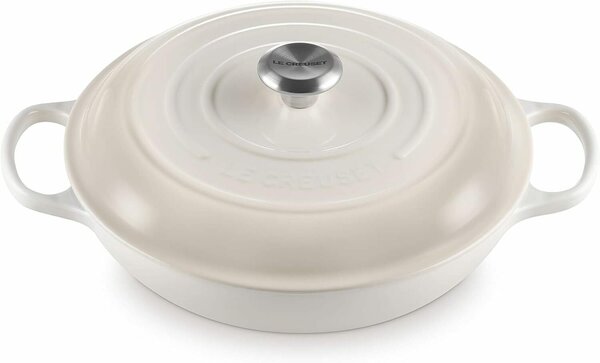 Le Creuset Gourmet Casserole Öntöttvas Sütőedény Ø 30cm 3,5L - Krém